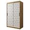 Schrank Heksagon 1 120 Eiche artisan/weiß