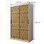 Schrank Heksagon 1 120 weiß/Eiche artisan,2