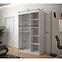 Schrank Heksagon 1 120 weiß/Eiche artisan,3