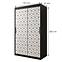 Schrank Heksagon 1 120 schwarz/weiß,2