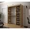 Schrank Heksagon 1 150 Eiche artisan/weiß,3