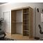 Schrank Heksagon 1 150 Eiche artisan/weiß,4