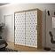 Schrank Heksagon 1 150 Eiche artisan/weiß,6