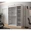 Schrank Heksagon 1 150 weiß/Eiche artisan,3