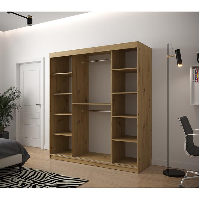 Schrank Heksagon 1 180 Eiche artisan/Eiche artisan