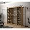 Schrank Heksagon 1 180 Eiche artisan/weiß,3