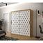 Schrank Heksagon 1 180 Eiche artisan/weiß,6
