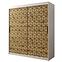 Schrank Heksagon 1 180 weiß/Eiche artisan