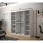 Schrank Heksagon 1 180 weiß/Eiche artisan,3