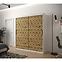 Schrank Heksagon 1 180 weiß/Eiche artisan,6