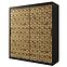 Schrank Heksagon 1 180 schwarz/Eiche artisan