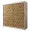 Schrank Heksagon 1 200 weiß/Eiche artisan