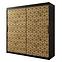 Schrank Heksagon 1 200 schwarz/Eiche artisan