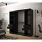 Schrank Heksagon 1 200 schwarz/Eiche artisan,5