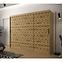 Schrank Heksagon 1 250 Eiche artisan/Eiche artisan,6