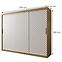 Schrank Heksagon 1 250 Eiche artisan/weiß,2