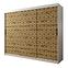 Schrank Heksagon 1 250 weiß/Eiche artisan