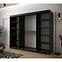 Schrank Heksagon 1 250 schwarz/Eiche artisan,4