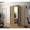 Schrank Heksagon 2 100 Eiche artisan/Eiche artisan/spiegel,6