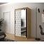 Schrank Heksagon 2 100 Eiche artisan/weiß/spiegel,6