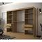 Schrank Heksagon 2 250 Eiche artisan/Eiche artisan/spiegel,5