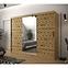Schrank Heksagon 2 250 Eiche artisan/Eiche artisan/spiegel,6