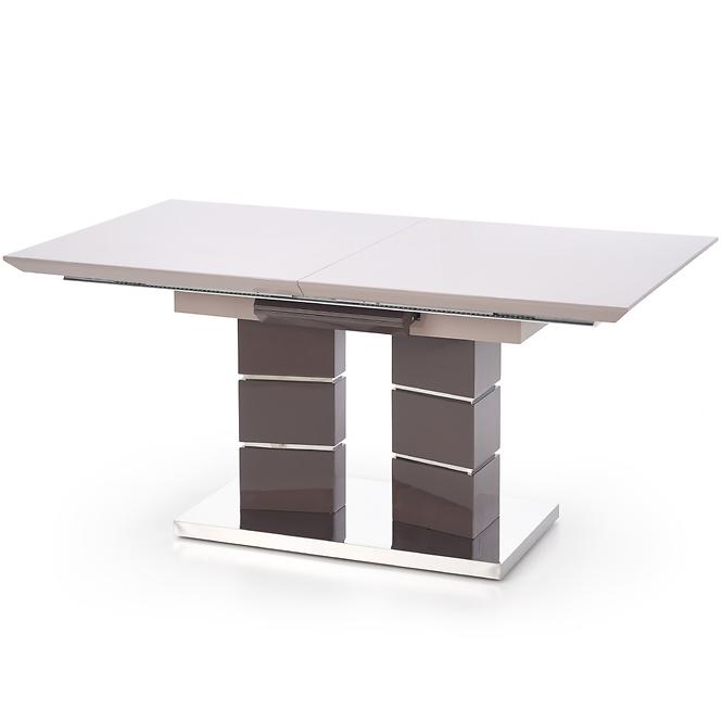 Esstisch Lord 160/200 Mdf/Stahl – Hell Aschfahl/Dunkel Aschfahl