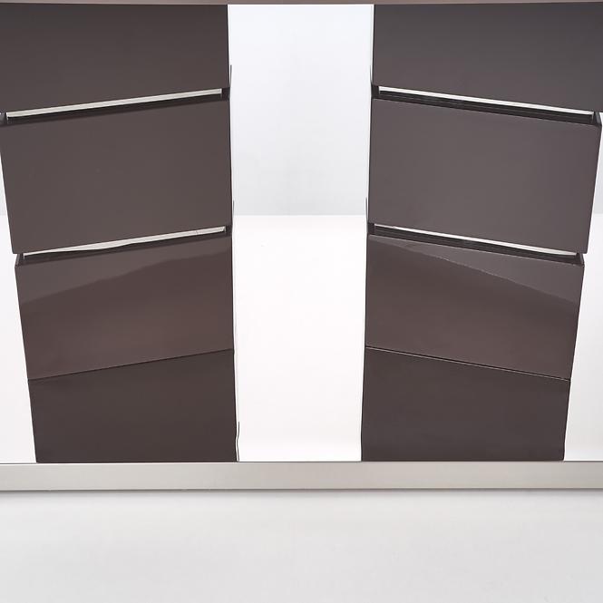 Esstisch Lord 160/200 Mdf/Stahl – Hell Aschfahl/Dunkel Aschfahl,8