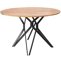 Esstisch Pixel 2 120 Mdf/Stahl – Eiche Golden/Schwarz