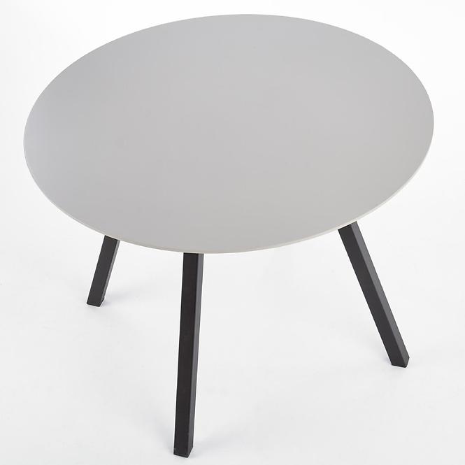 Esstisch Balrog Okrągły 100 Mdf/Stahl – Hell Aschfahl/Schwarz,3