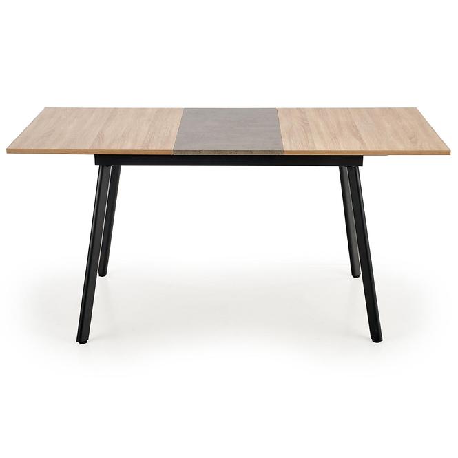 Esstisch Albon 120/160 Mdf/Stahl – Eiche Sanoma/Aschfahl/Schwarz,3