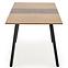 Esstisch Albon 120/160 Mdf/Stahl – Eiche Sanoma/Aschfahl/Schwarz,4