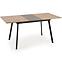 Esstisch Albon 120/160 Mdf/Stahl – Eiche Sanoma/Aschfahl/Schwarz,5