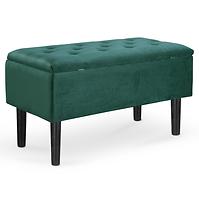 Hocker Cleo grün/schwarz