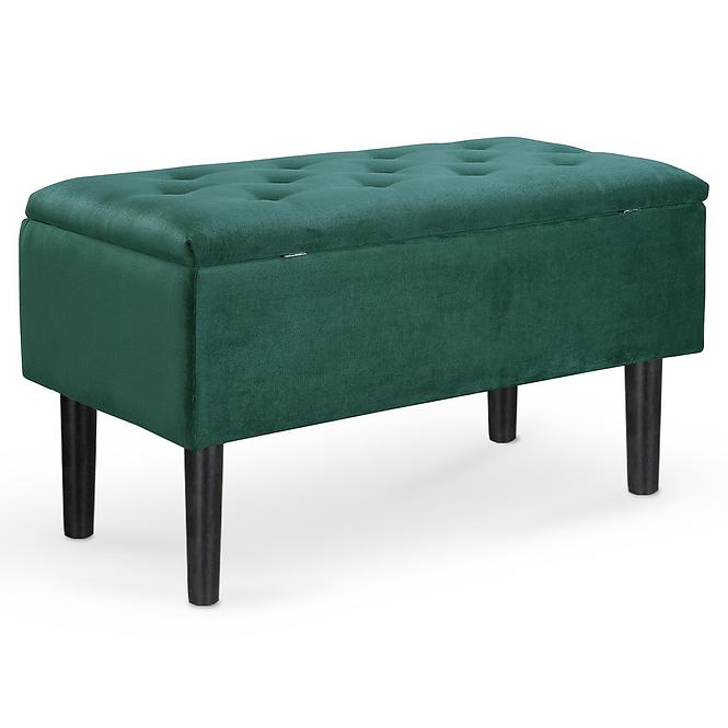 Hocker Cleo grün/schwarz