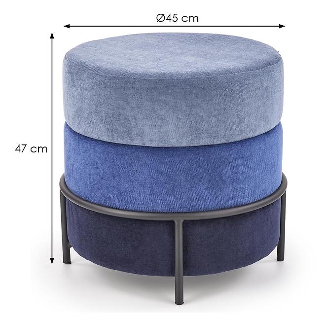 Hocker Picolo blau