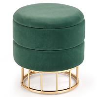 Hocker Minty grün/gold
