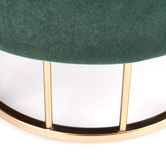 Hocker Minty grün/gold