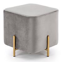 Hocker Corno aschgrau/gold