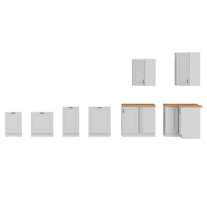 Küchenzeile Stilo weiß  mat/weiß 260 BB,3