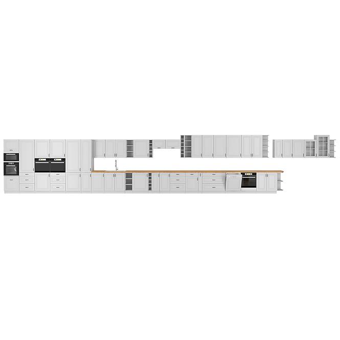 Küchenzeile Stilo weiß  mat/weiß 260 BB,4