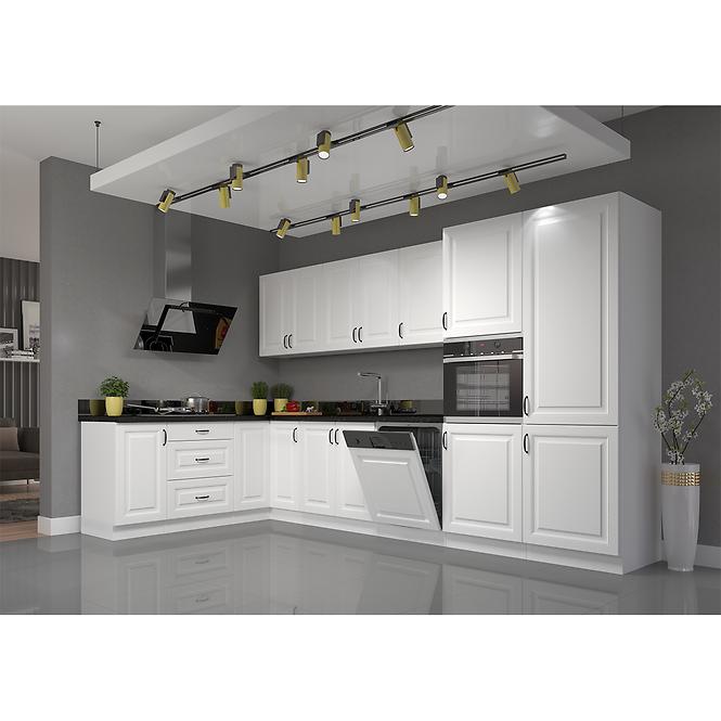 Küchenzeile Stilo weiß  mat/weiß 260 BB,5
