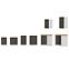 Küchenzeile Stilo Graphit mat/weiß 260 BB,4