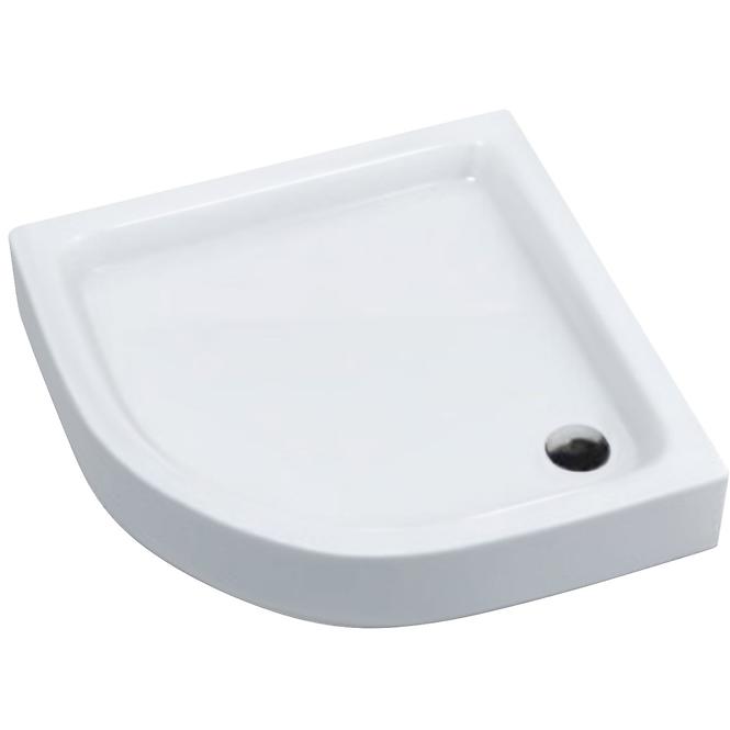 Duschwanne halbrund Astro 90x90x17 Stabil R55 AQM0129