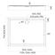 Duschwanne quadratisch ASTRO II 90x120x14 AQM0167,2