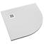 Duschwanne halbrund Kalait Smooth White 90x90x3,5 R55 3.3104-M2