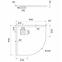 Duschwanne halbrund Kalait Smooth White 90x90x3,5 R55 3.3104-M2,2