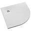 Duschwanne halbrund Kalait White Stone 90x90x3,5 R55 3.3104/B/ST-M2