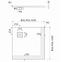 Duschwanne Kw Kalait Cement Stone 80x80x3,5 3.3100/CT/ST-M2,2