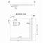 Duschwanne Kw Kalait Black Stone 80x80x3,5 3.3100/C/ST-M2,2